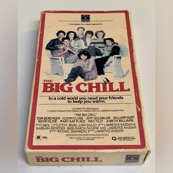 THE BIG CHILL Vintage 1983 Movie VHS Cassette Tape - Picture 5 of 8